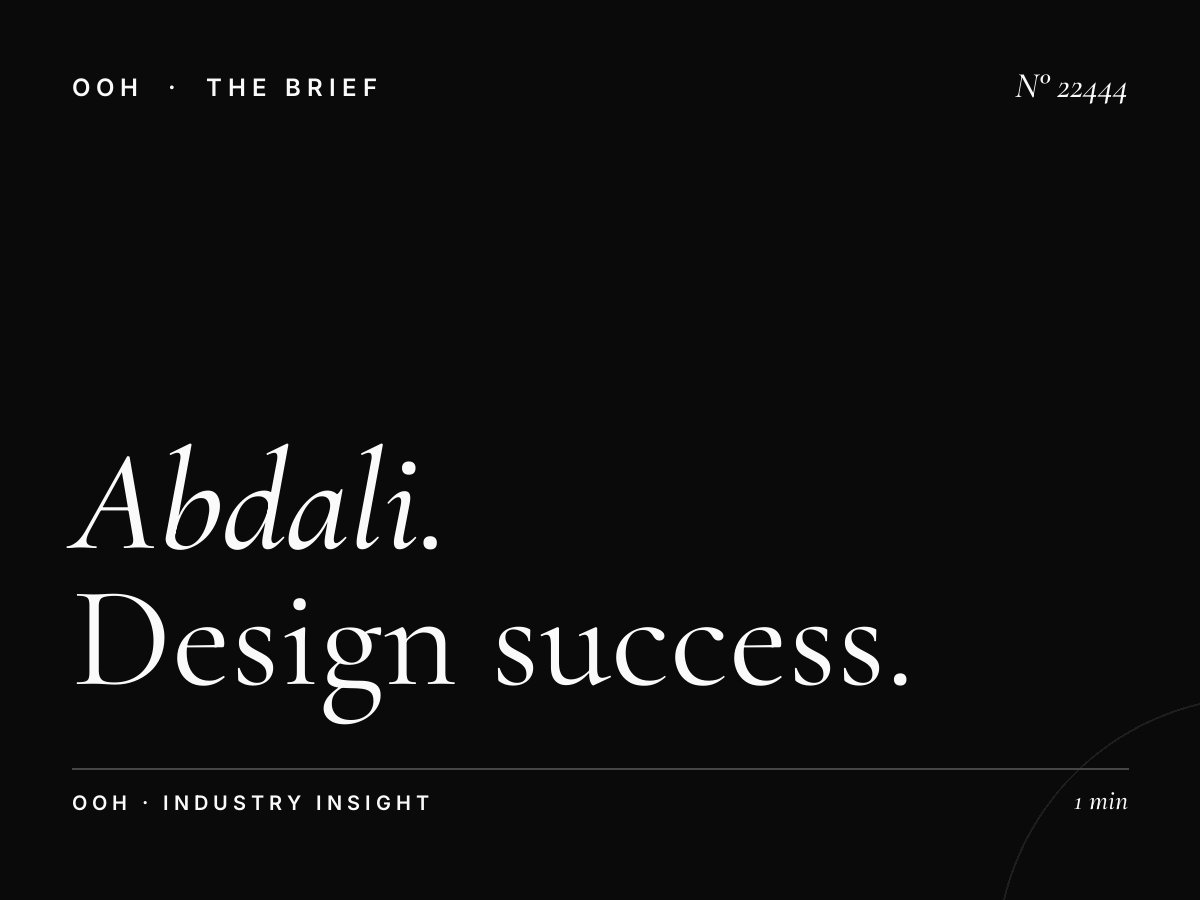 Abdali Mall Digital Dominance Creative: Design Success