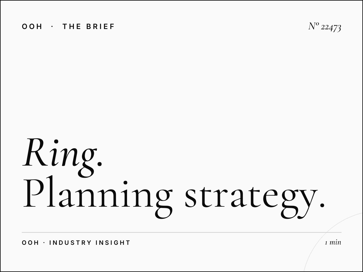 Ring Road Static Billboard Campaign: Planning Strategy