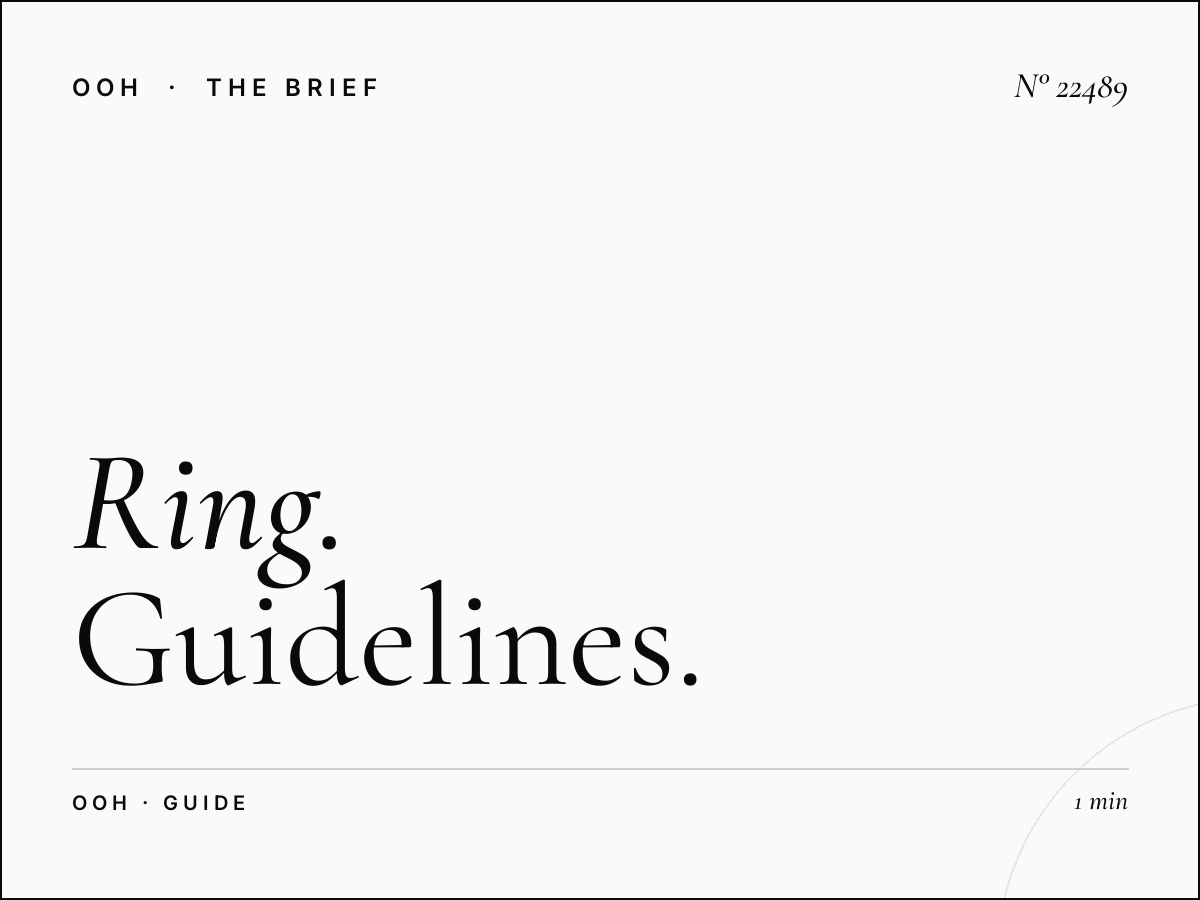 Ring Road Billboard Message Strategy: Guidelines