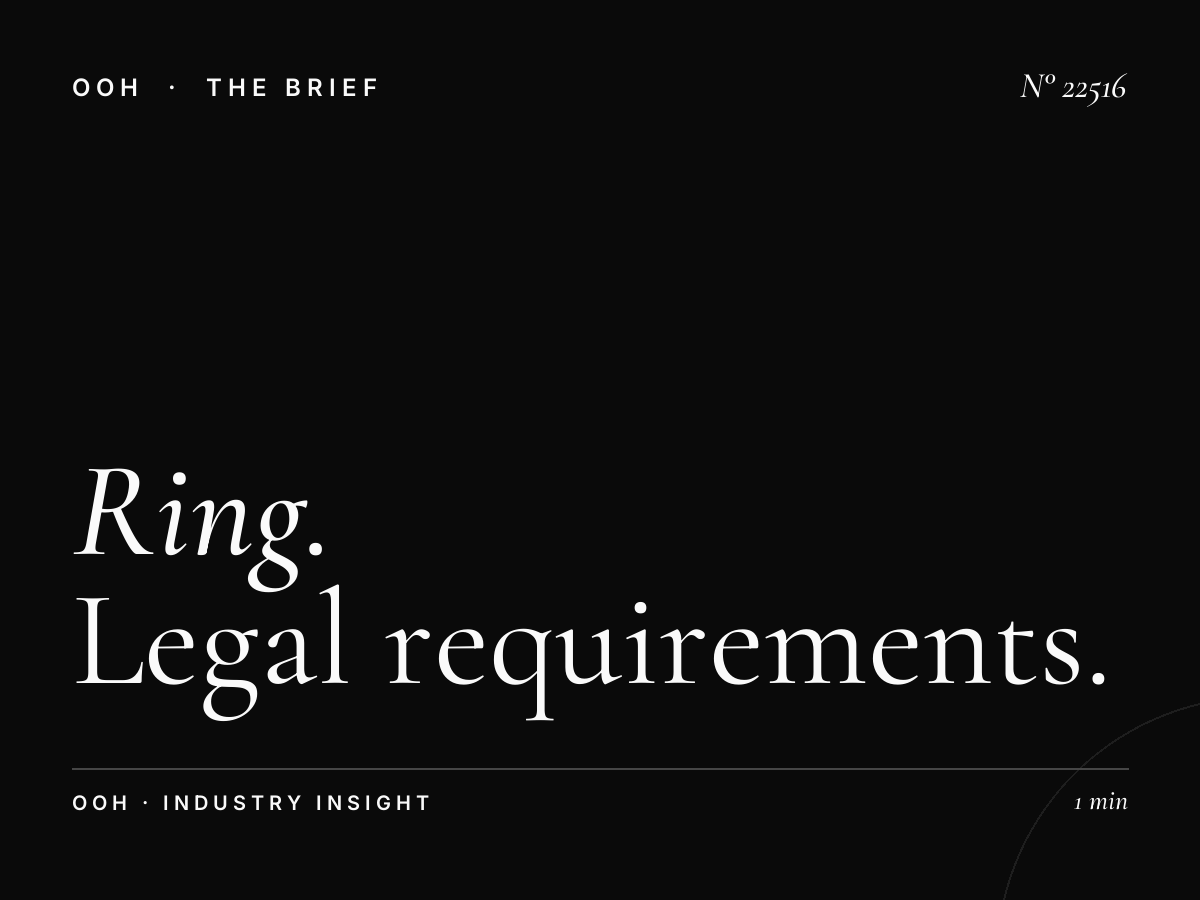 Ring Road Billboard Compliance: Legal Requirements