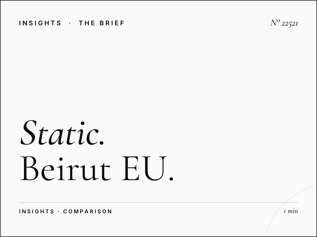 Static vs Digital: Beirut EU Embassy Advantages