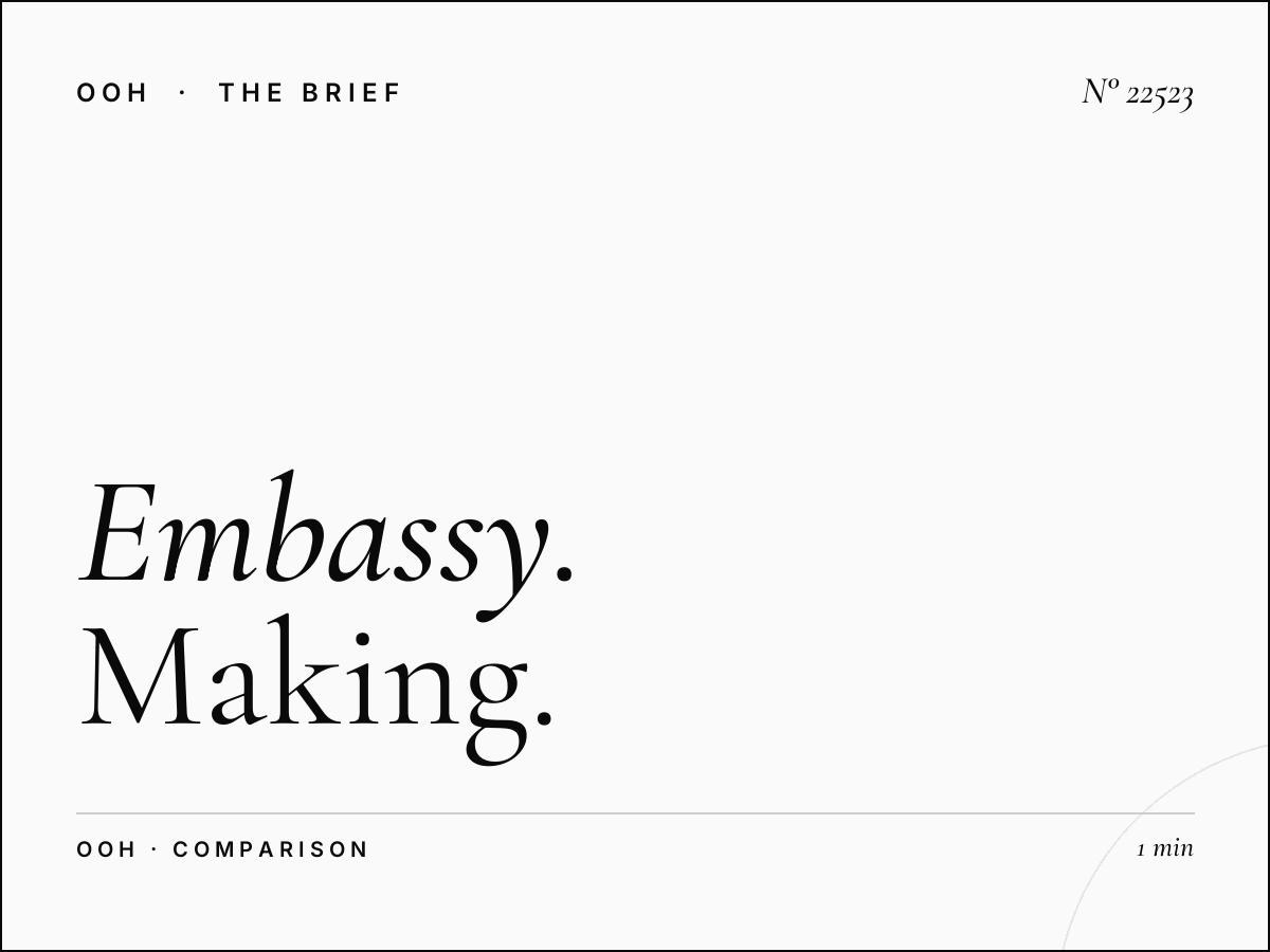 EU Embassy Static Billboard vs Digital: Making the Right Choice for Diplomatic Advertising