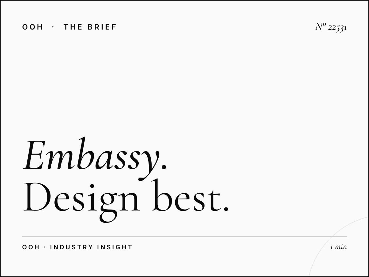 EU Embassy Billboard Creative: Design Best Practices