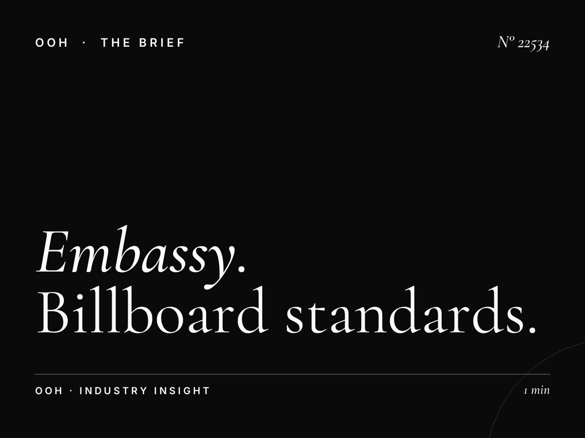 EU Embassy Billboard Dimensions: Billboard Standards