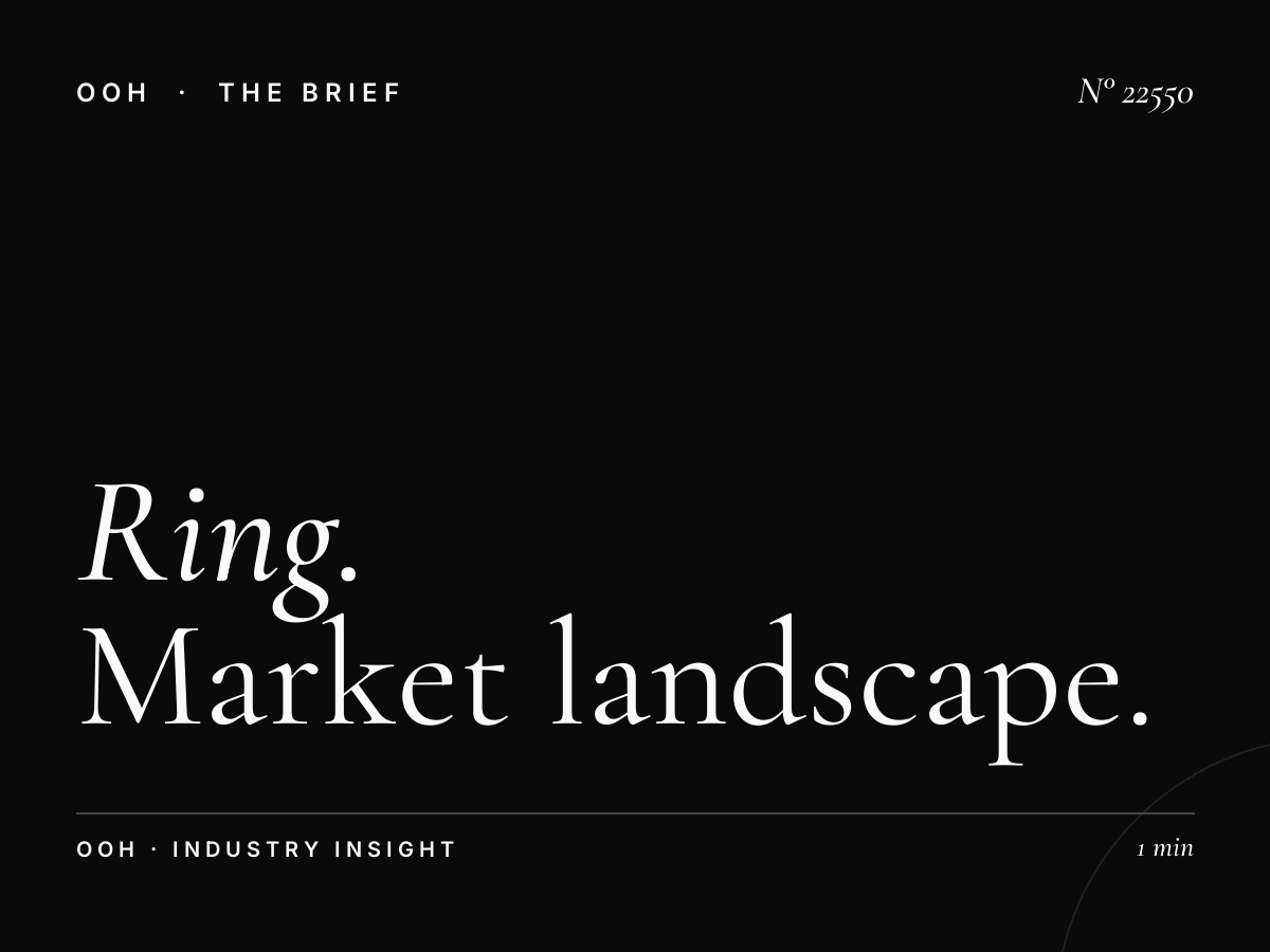Ring Road Static Billboard Competition: Market Landscape