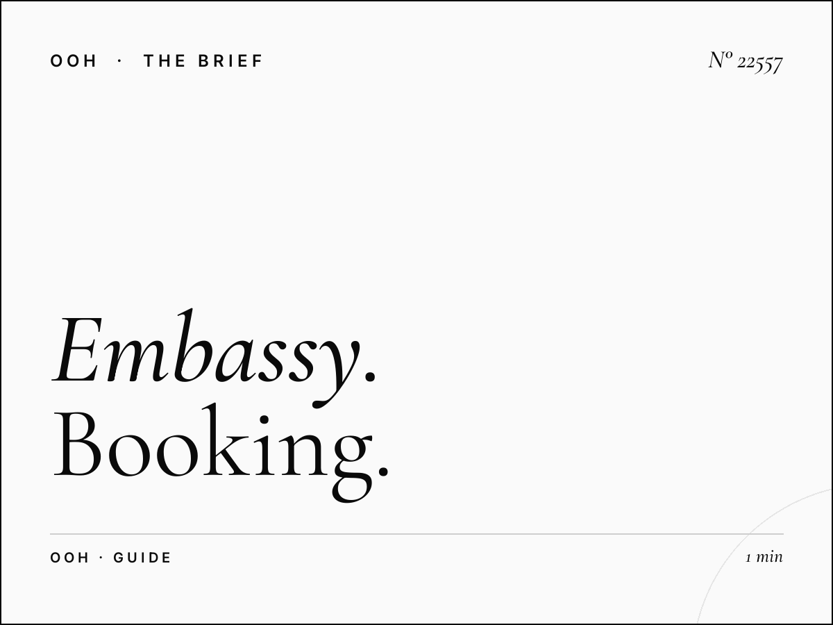 EU Embassy Billboard Reservation: Booking Guide