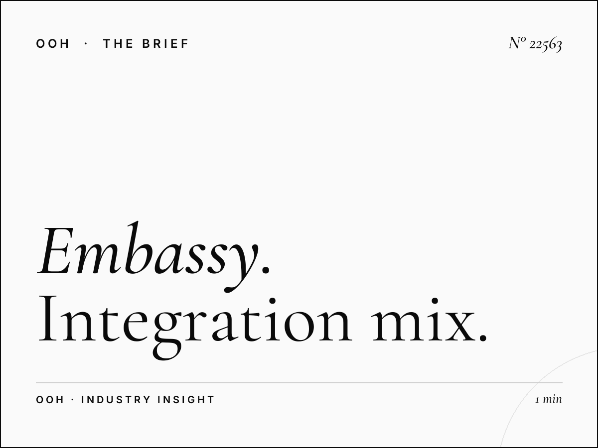 EU Embassy Billboard Marketing: Integration Mix