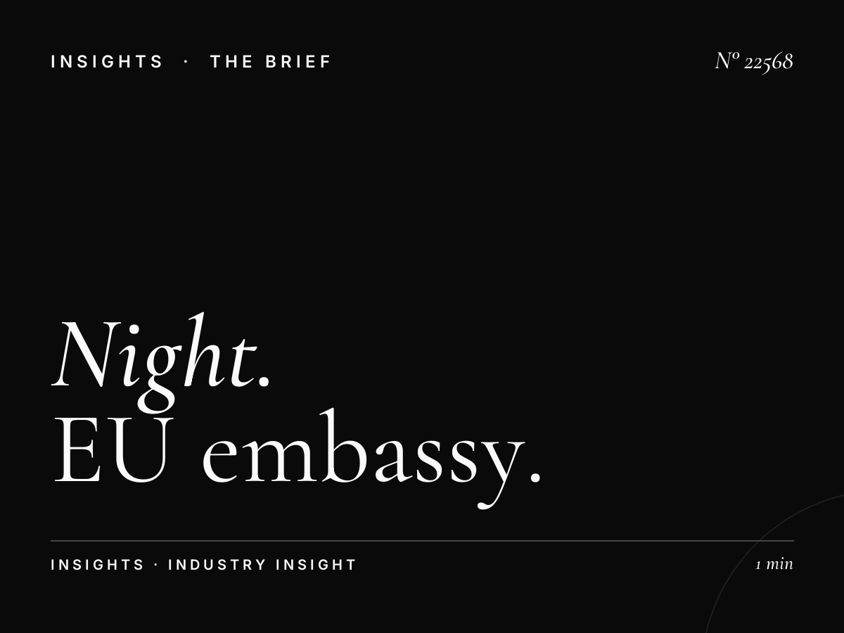 Night Beirut Diplomatic: EU Embassy After-Dark