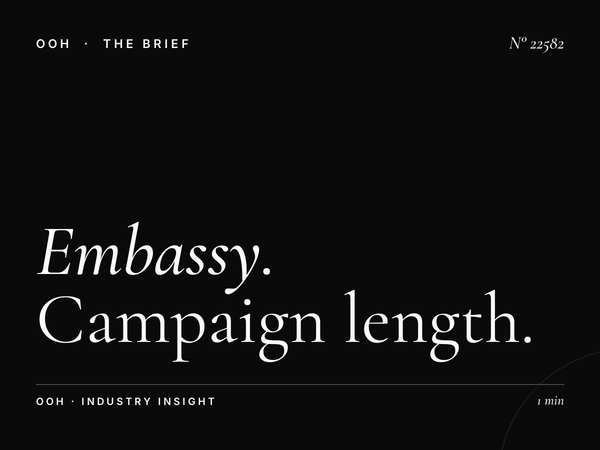 EU Embassy Static Billboard Duration: Campaign Length