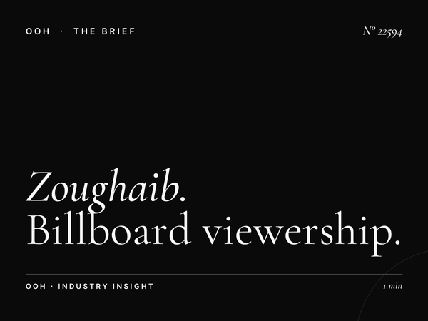 Zoughaib Sons Static Billboard Traffic: Billboard Viewership