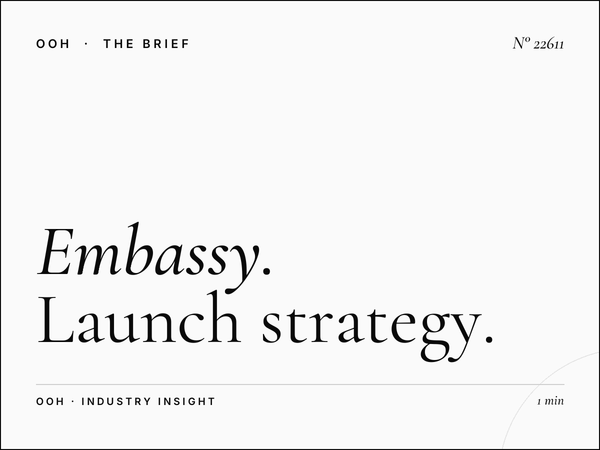 EU Embassy Billboard New Product: Launch Strategy