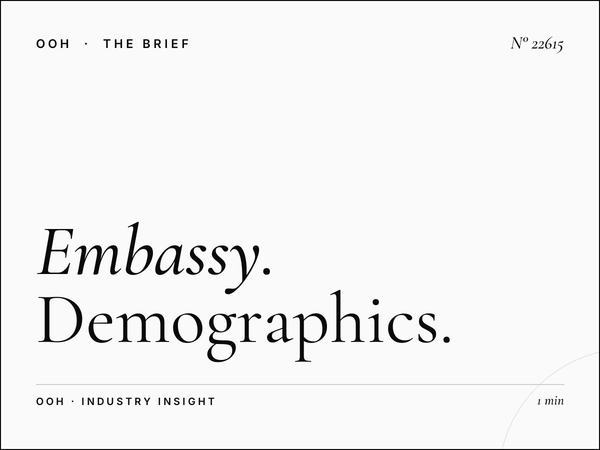 EU Embassy Static Billboard Audience: Demographics
