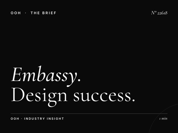 EU Embassy Static Billboard Creative: Design Success