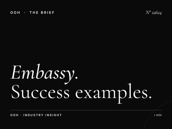 EU Embassy Static Billboard Cases: Success Examples