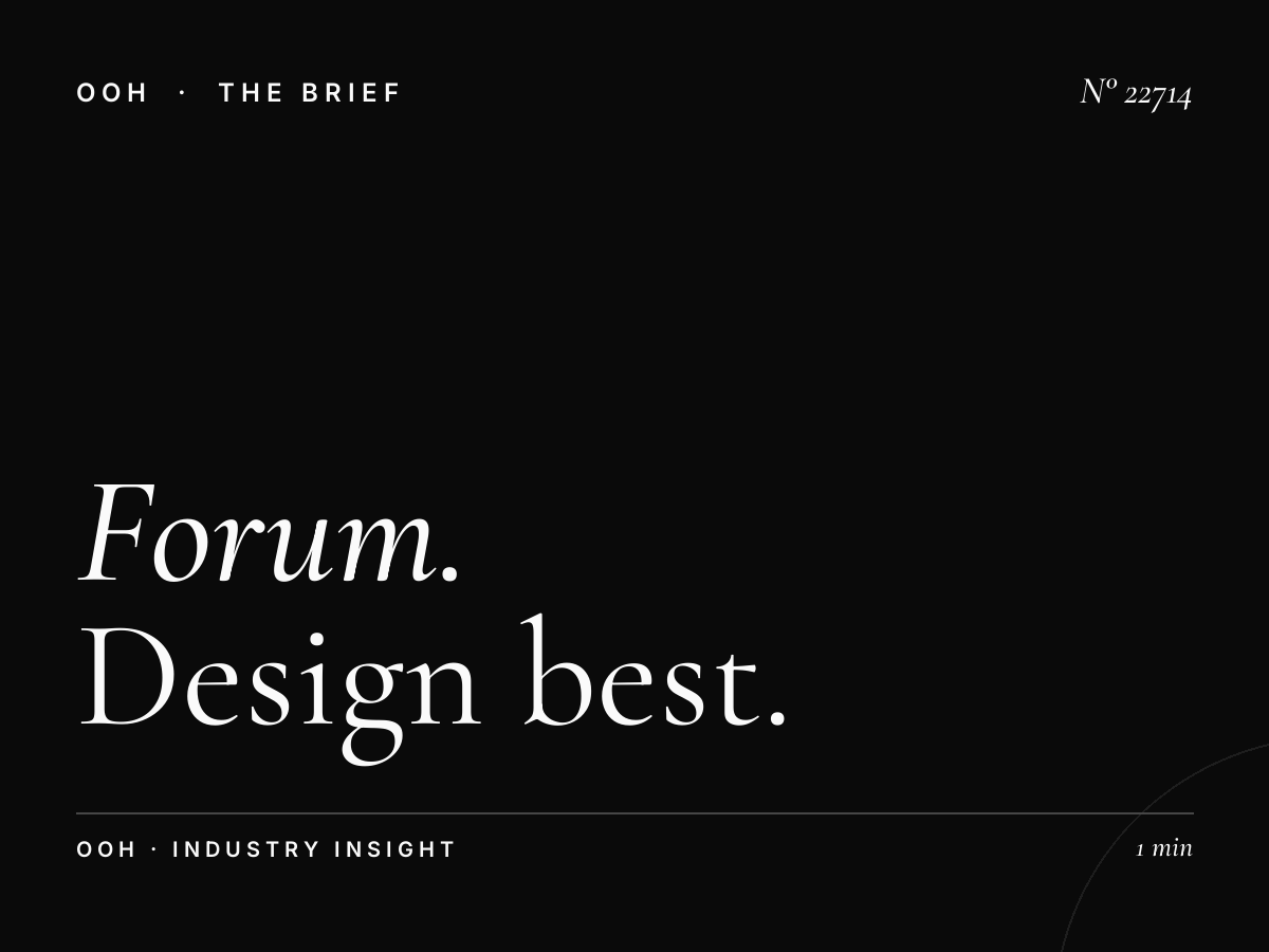 Forum Billboard Creative: Design Best Practices