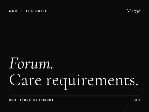 Forum Static Billboard Maintenance: Care Requirements