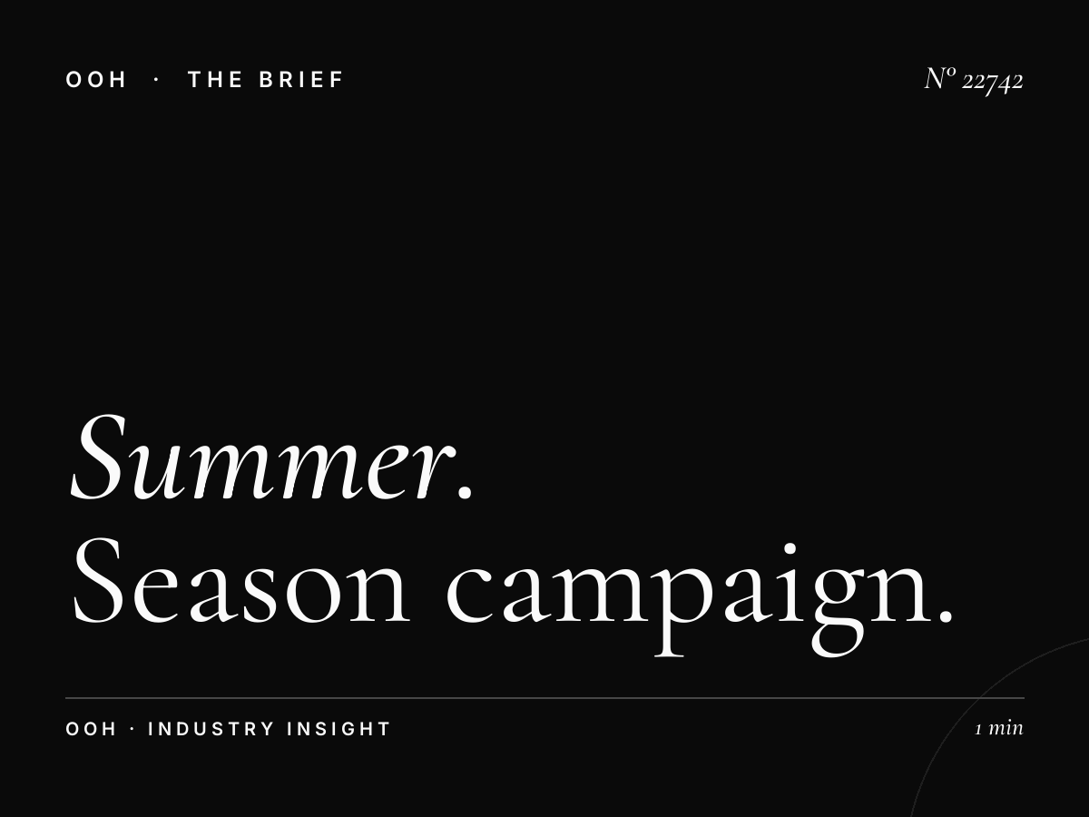 Summer Forum Billboard Beirut: Season Campaign