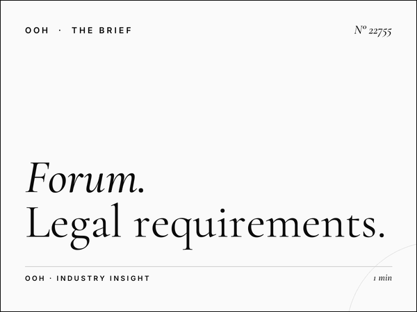 Forum Billboard Compliance: Legal Requirements