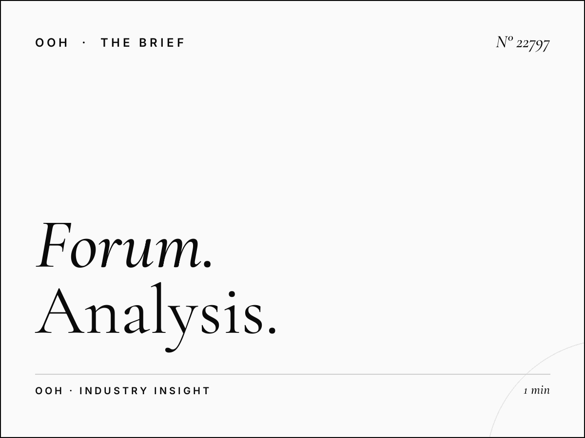 Forum Billboard Audience Profile: Analysis