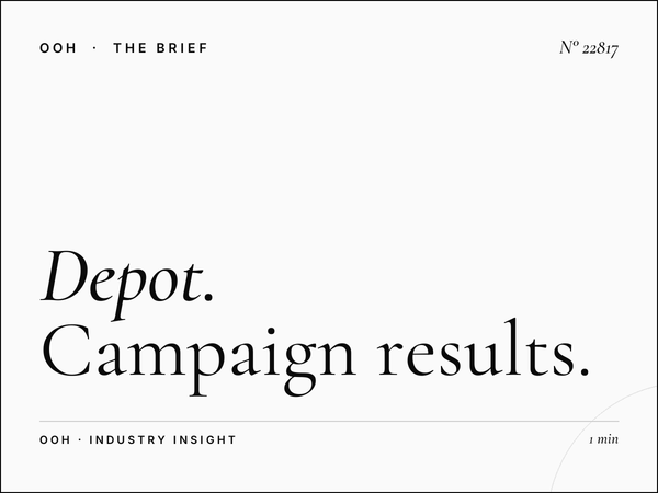 Depot Rim Billboard Effectiveness: Campaign Results