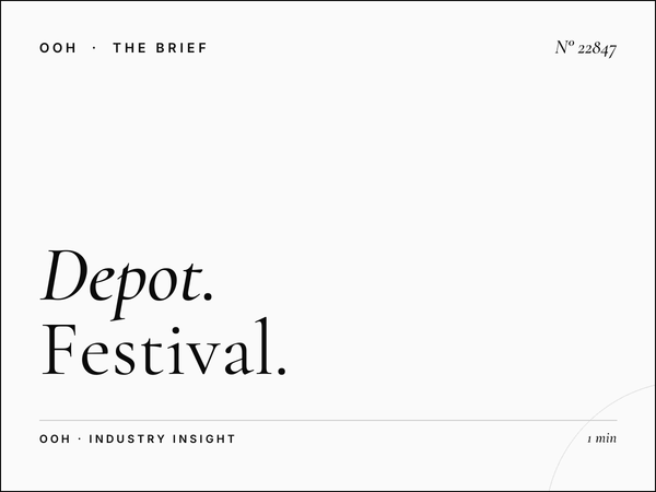 Depot Rim Billboard Event Marketing: Festival