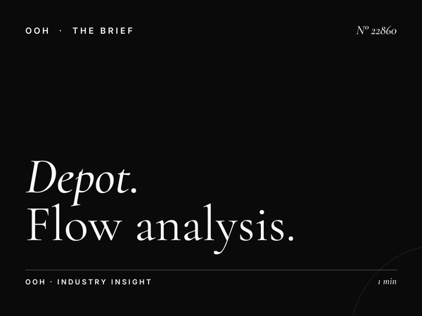 Depot Rim Static Billboard Traffic: Flow Analysis
