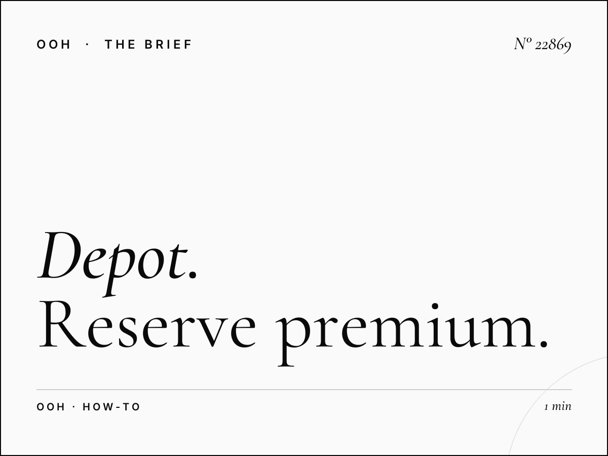 Depot Rim Static Billboard Booking: How to Reserve Premium Outdoor Advertising Space