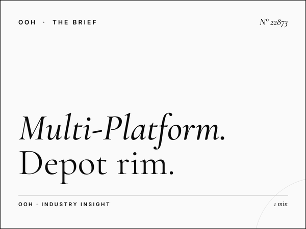 Multi-Platform Beirut: Depot Rim Billboard Campaign