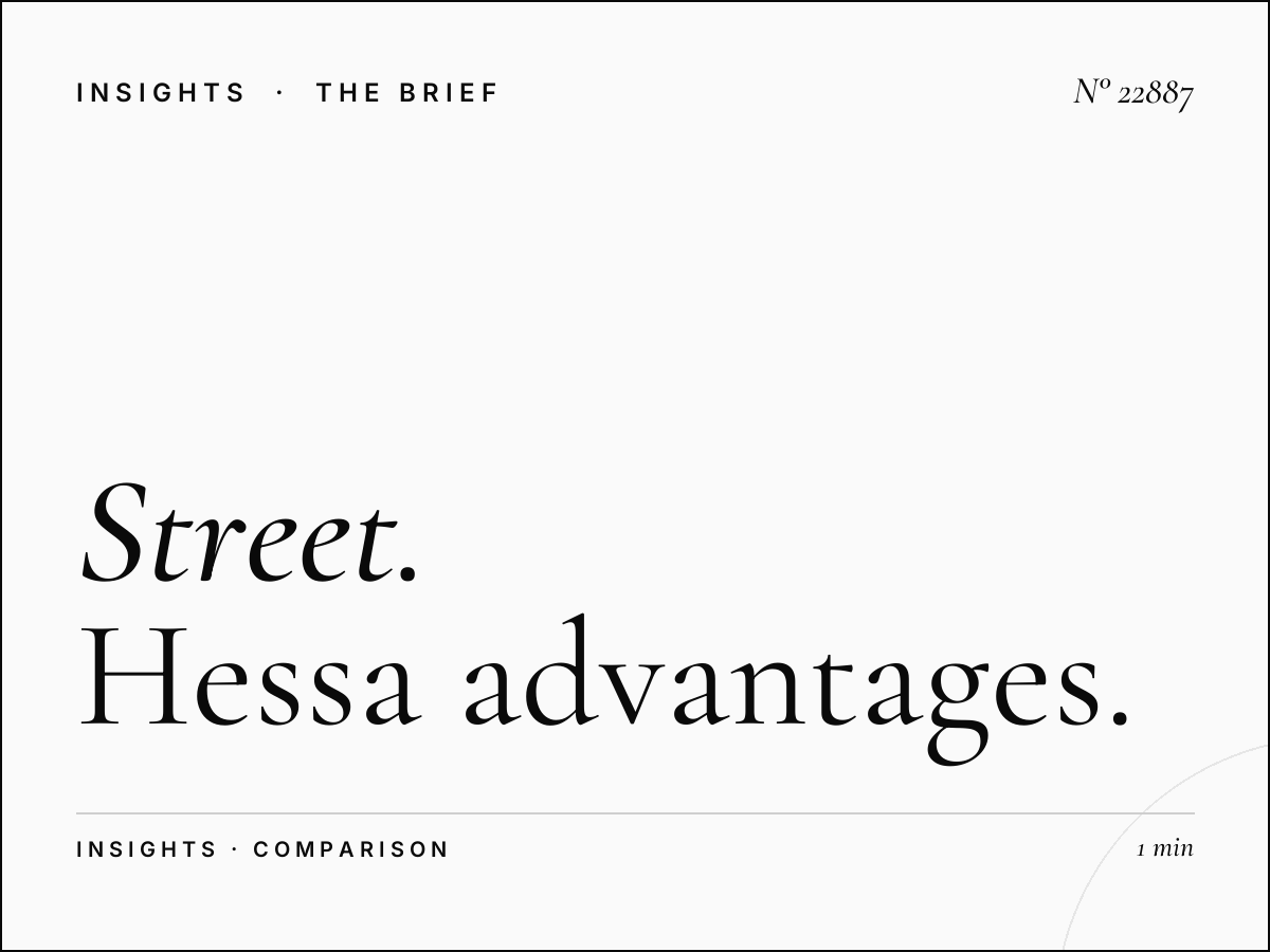 Street Furniture vs Traditional: Hessa Advantages