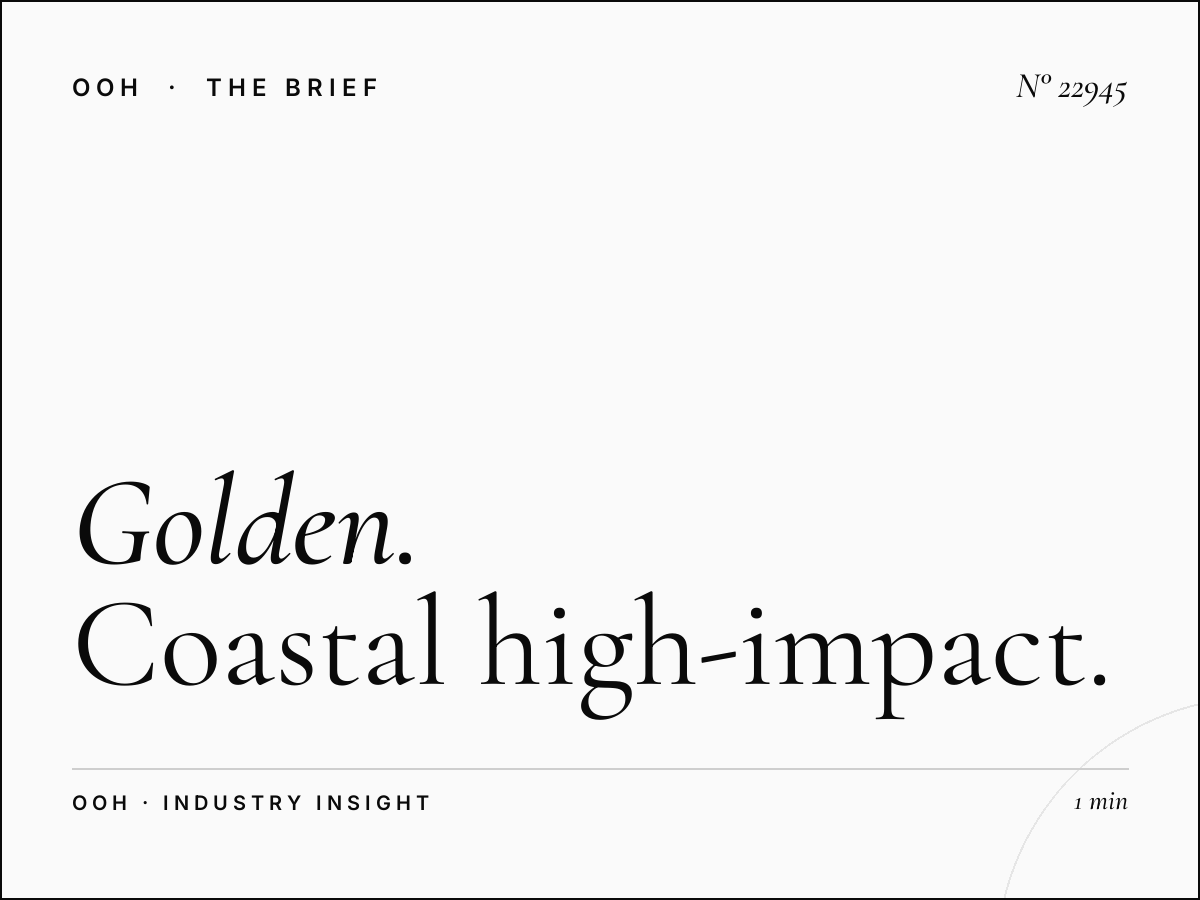 Golden Beach Static Billboards Visibility: Coastal High-Impact