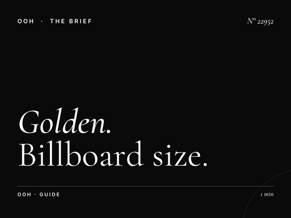 Golden Beach Static Billboards: Your Complete Billboard Size Guide