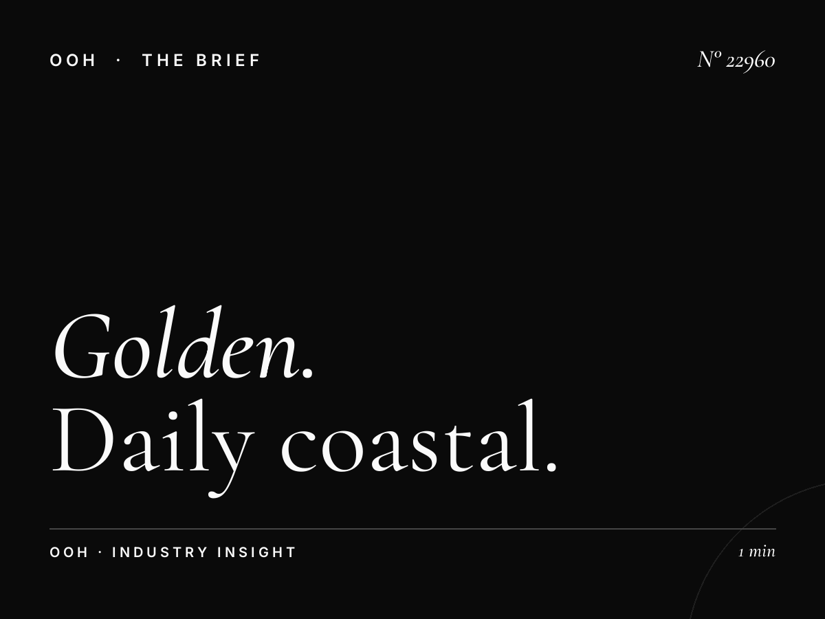 Golden Beach Static Billboards Reach: Daily Coastal Impressions