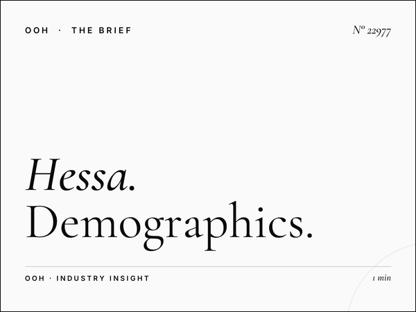 Hessa Road Lamp Posts Audience: Demographics