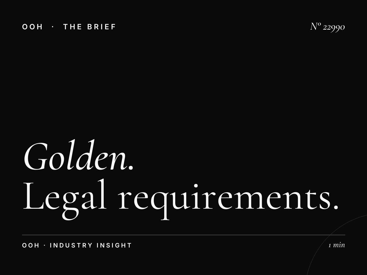 Golden Beach Billboards Compliance: Legal Requirements