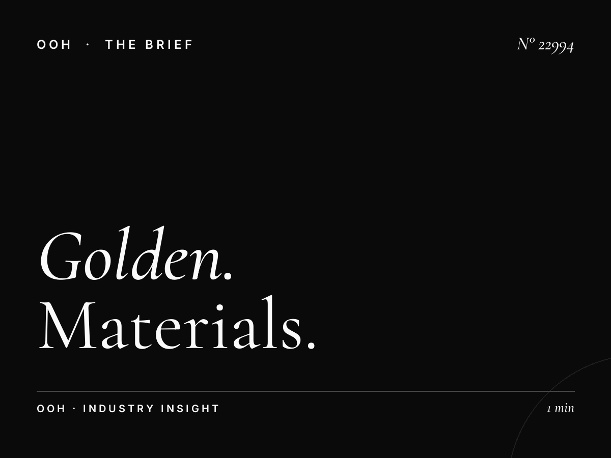 Golden Beach Static Billboards Production: Materials That Make Your Campaign Shine