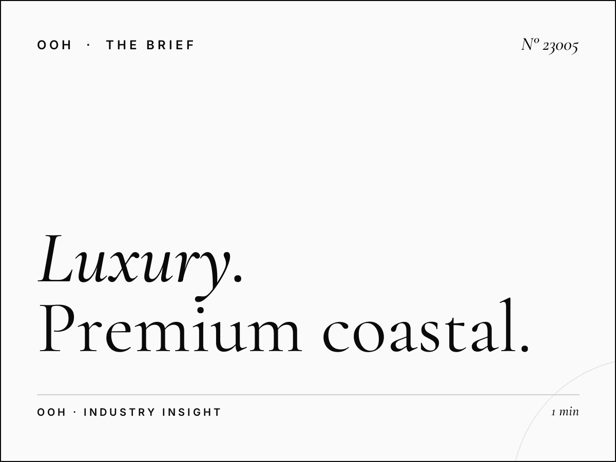 Luxury Brands Golden Beach Billboards: Premium Coastal Advertising That Commands Attention