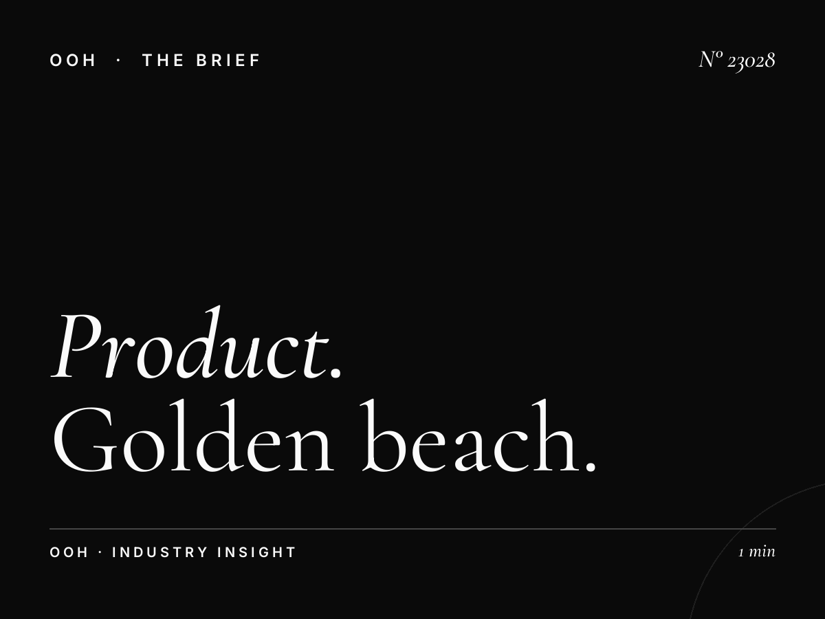 Product Launch Beirut: Golden Beach Billboards Impact