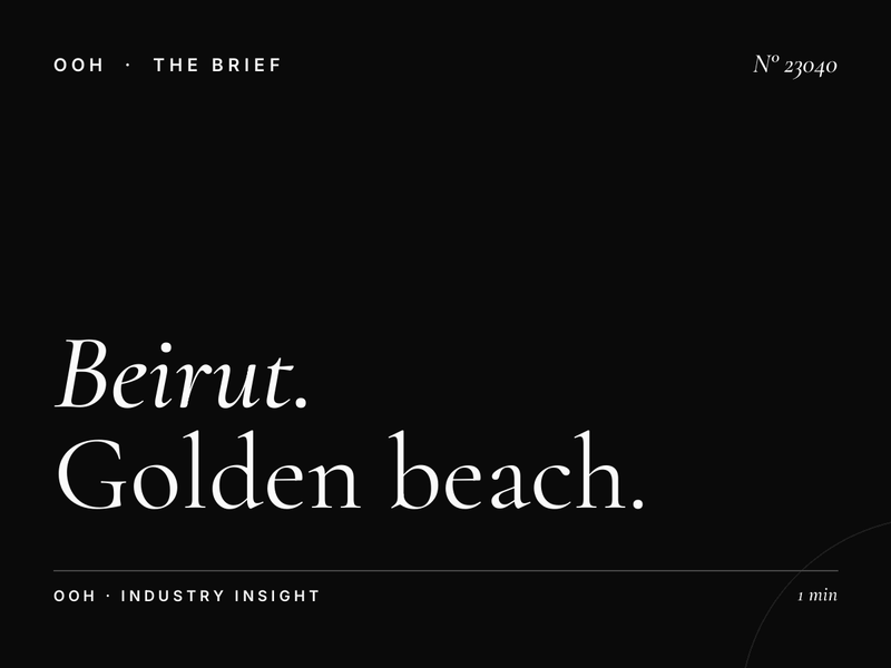 Beirut Coastal Cases: Golden Beach Billboards Results