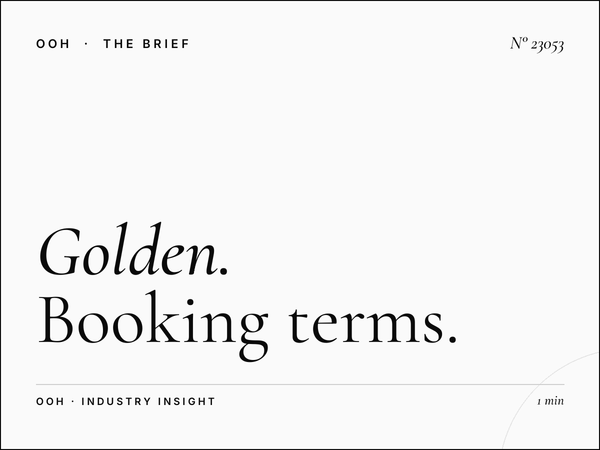 Golden Beach Static Billboard Contracts: Booking Terms