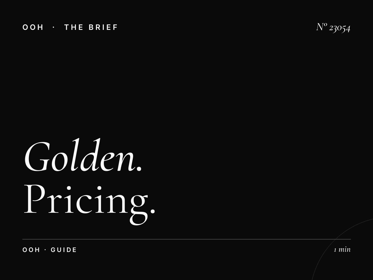 Golden Beach Static Billboard Monthly Rates: Pricing Guide for Outdoor Advertisers