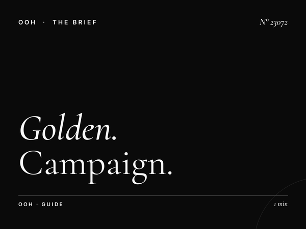 Golden Beach Static Billboard Advertising: Campaign Guide