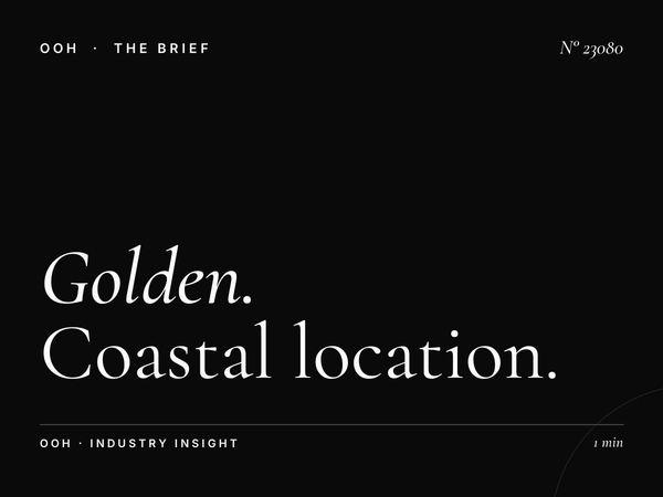 Golden Beach Static Billboard Placement: Coastal Location Success for Your Brand