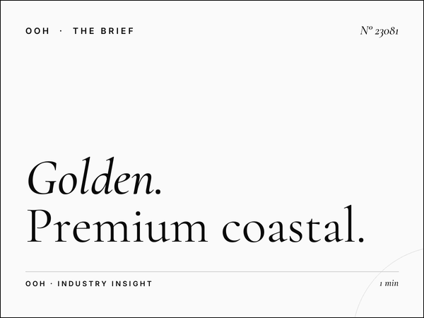 Golden Beach Static Billboard Site: Premium Coastal Spot for Maximum Brand Visibility