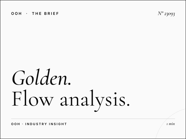 Golden Beach Static Billboard Traffic: Flow Analysis