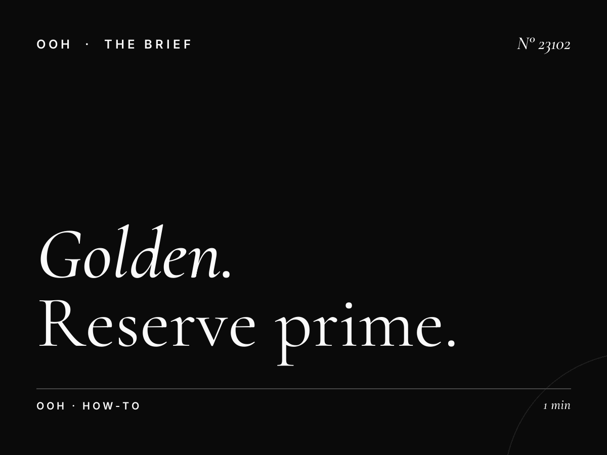 Golden Beach Static Billboard Booking: How to Reserve Prime Outdoor Advertising Space