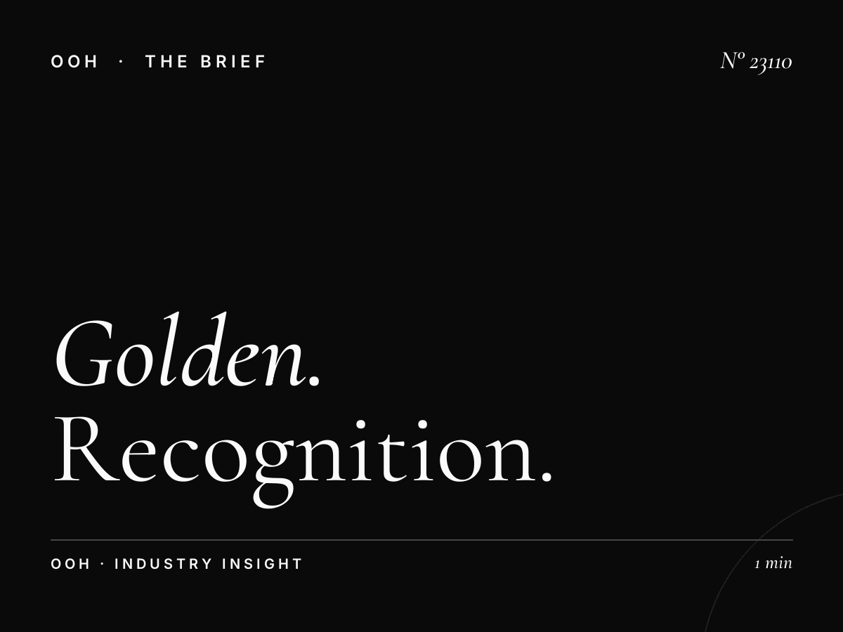 Golden Beach Static Billboard Brand Impact: Recognition