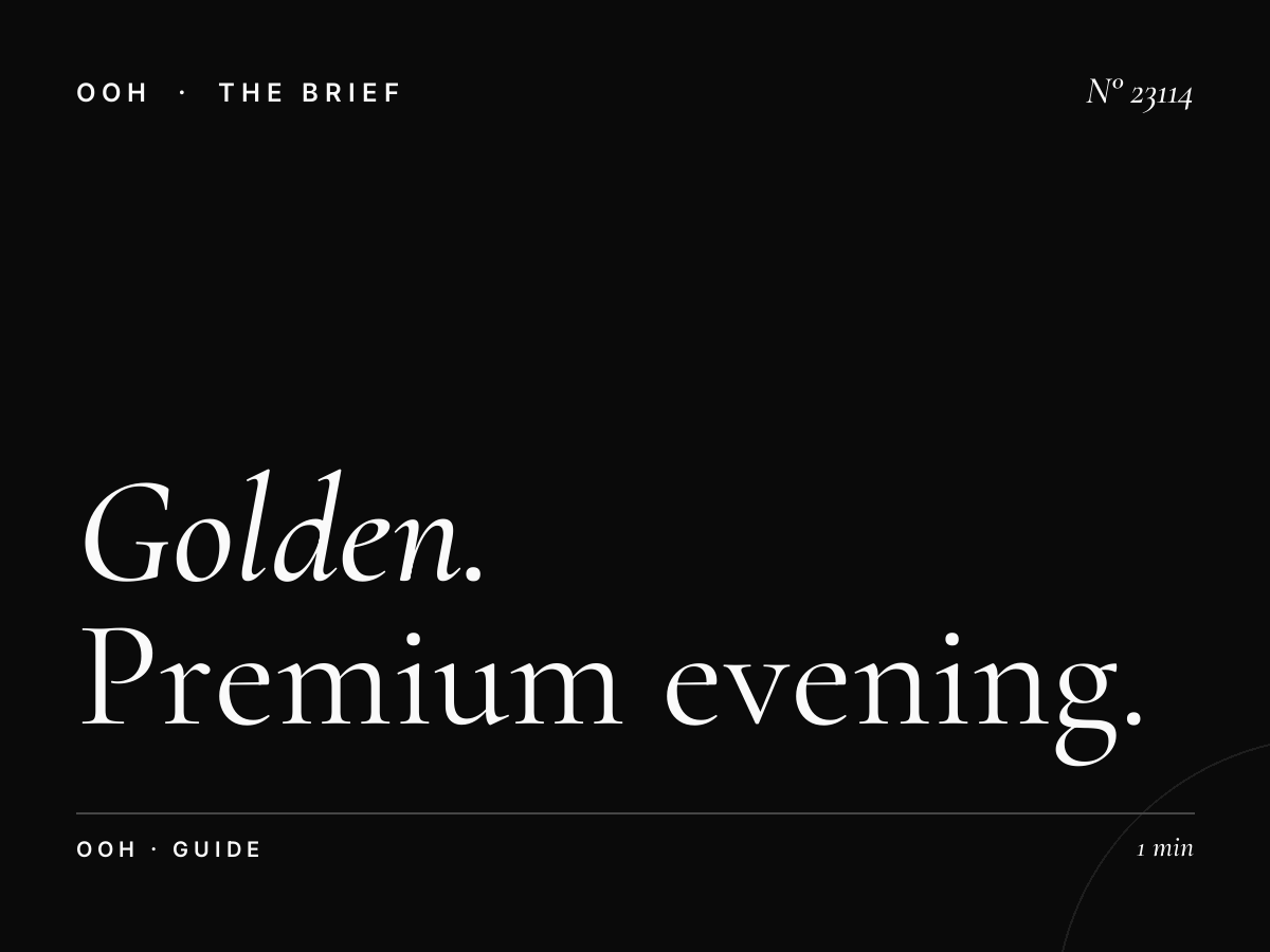 Golden Beach Static Billboard Night: Your Guide to Premium Evening Outdoor Advertising