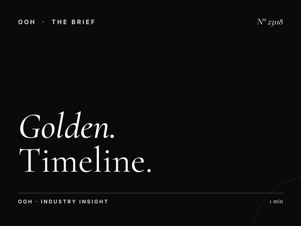 Golden Beach Static Billboard Production: Timeline