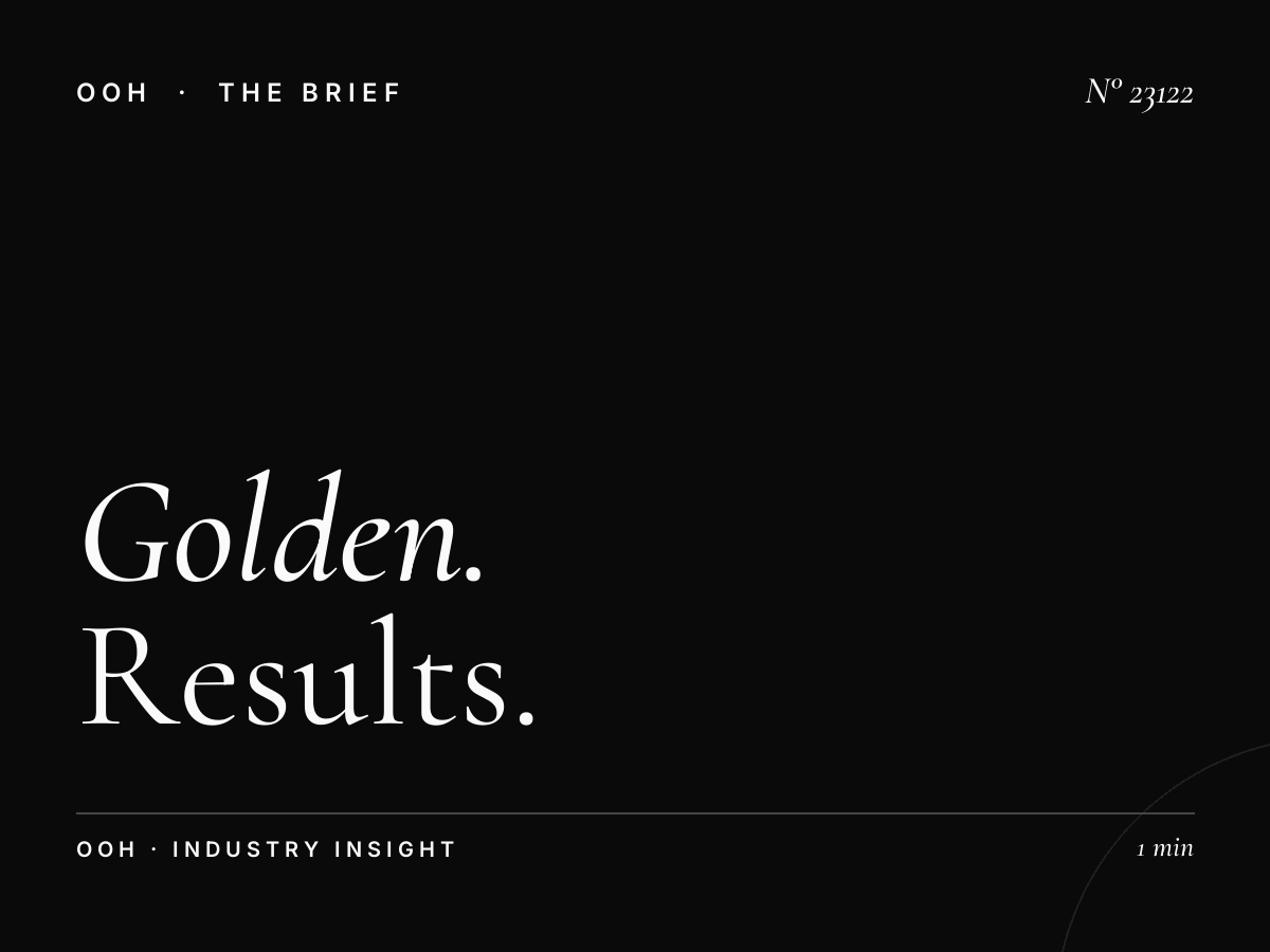 Golden Beach Static Billboard Effectiveness: Results