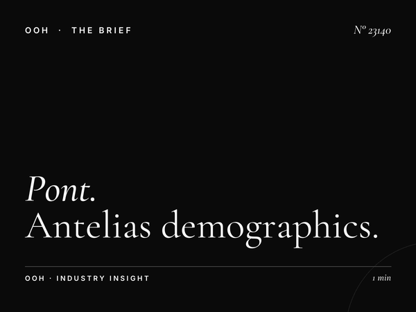 Pont Antelias Billboard Audience: Antelias Demographics